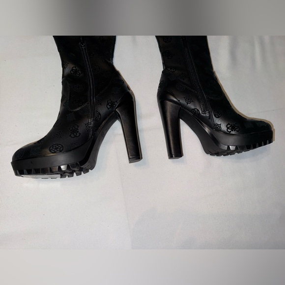 Guess Platform Logo Taylin over the knee boot. Sexy & Comfy all in one! New/Box - Picture 9 of 13